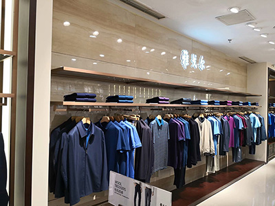 Clothing Display Racks in Multiple Shops