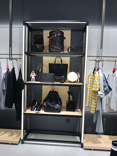 Clothing Display Racks to Improve Consumers' sense of Participation