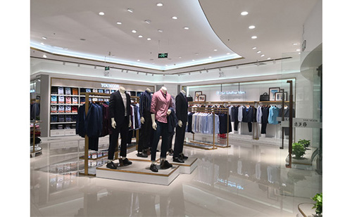 The Collocation of Clothes and Clothing Display Racks
