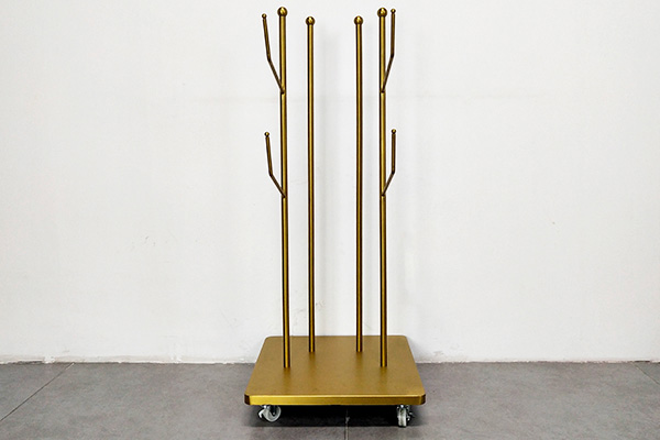 How to install the hanger storage golden display rack